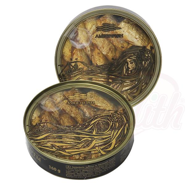 Spratti affumicati in olio vegetale 160g