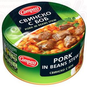 Carne suina con fagioli 300 g COMPASS