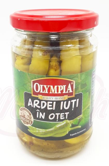 Peperoncini verdi sottaceto "Ardei iuti in otet" 314 gr OLYMPIA