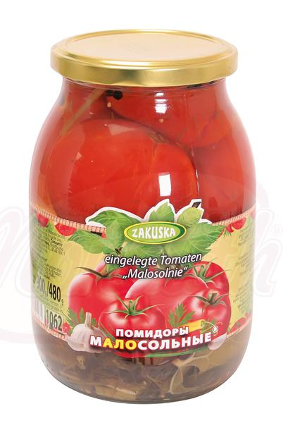 Pomodori poco salati "Malosolnije" 900 g ZAKUSKA