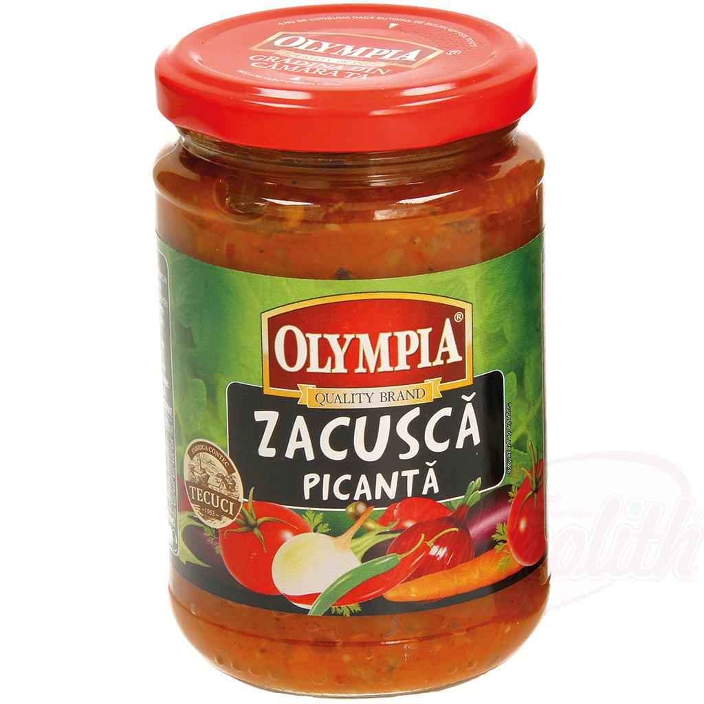 Zacusca picanta de vinete 300 g OLYMPIA