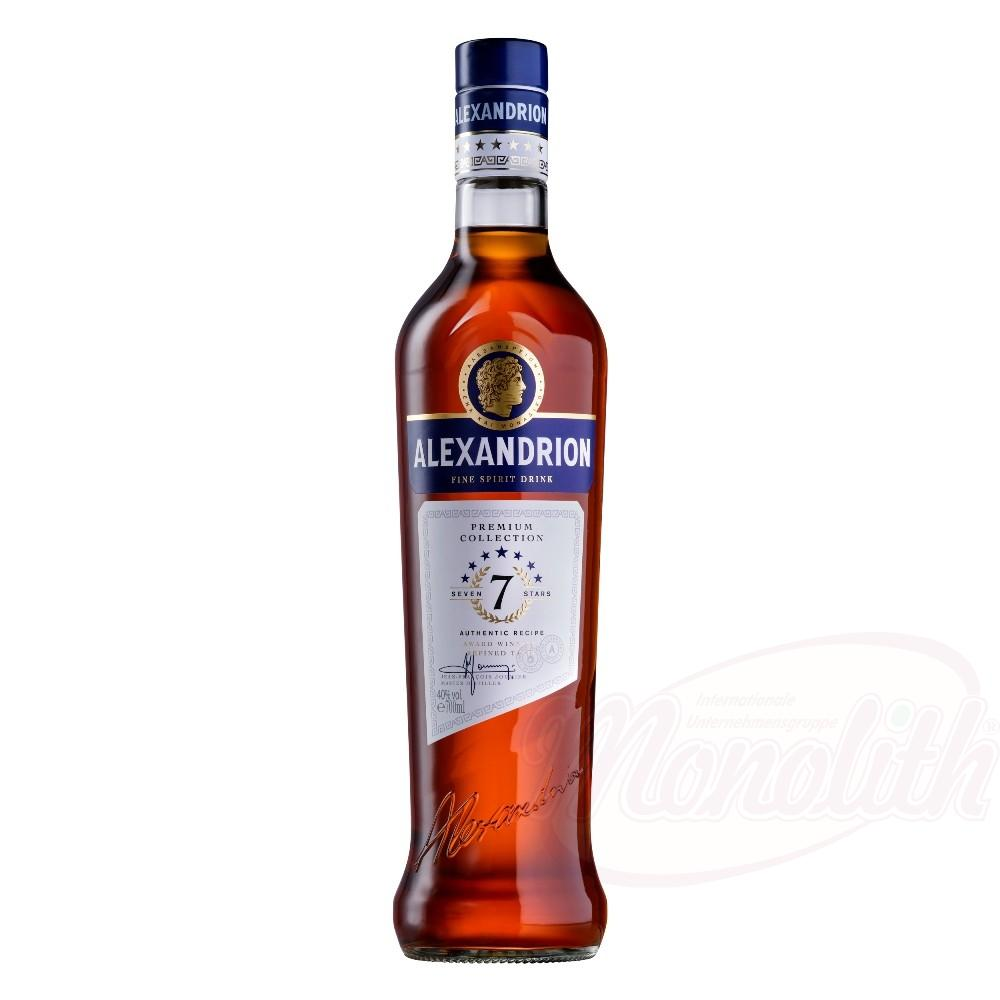 Bevanda alcolica "Alexandrion 7*", 700 ml/500 ml/200 ml Alc.40%vol.