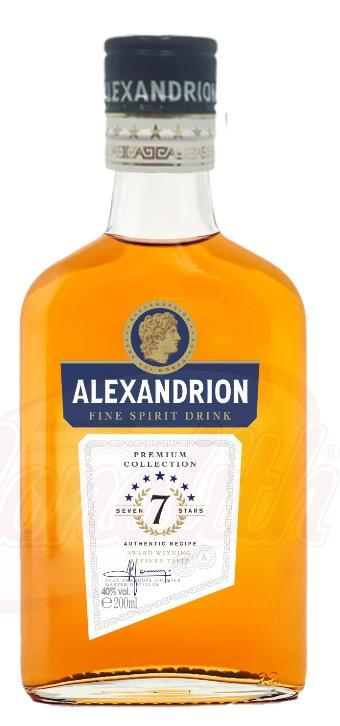 Bevanda alcolica "Alexandrion 7*", 700 ml/500 ml/200 ml Alc.40%vol.