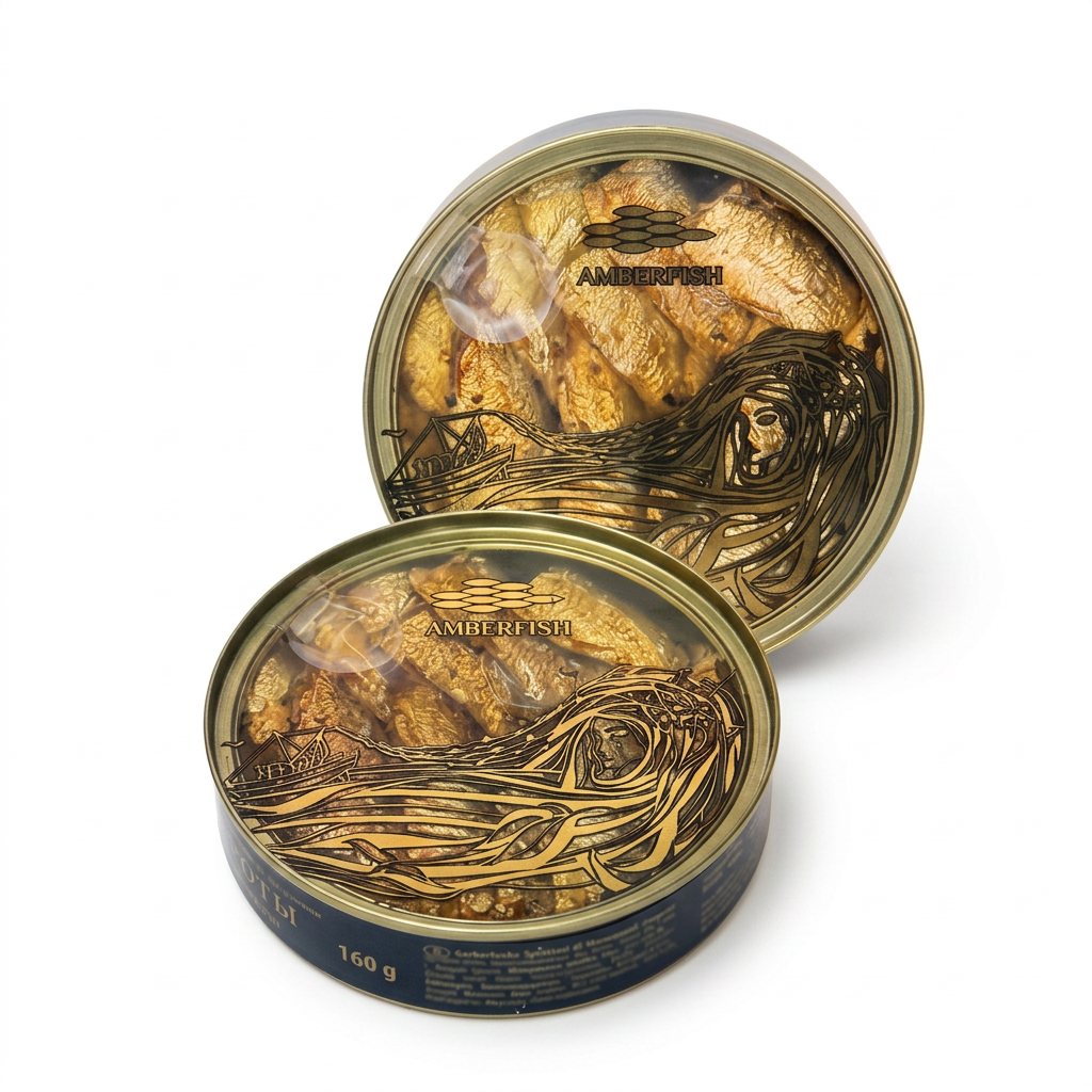 Spratti affumicati in olio vegetale 160g