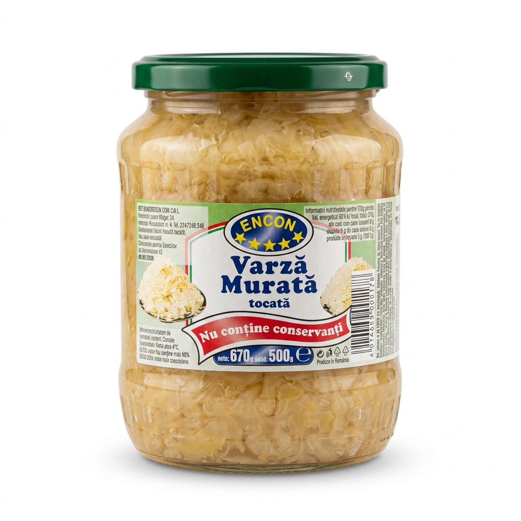 Verza tritata in salamoia 670g ENCON