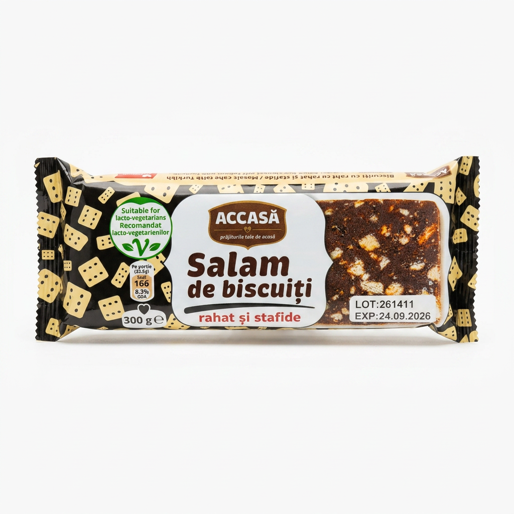 Salame di biscotti “salam de biscuiți” ACASĂ