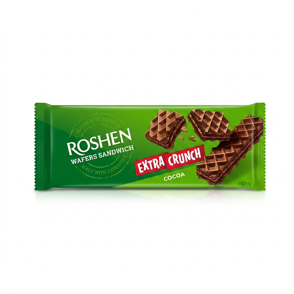 Wafer al cioccolato 142g ROSHEN