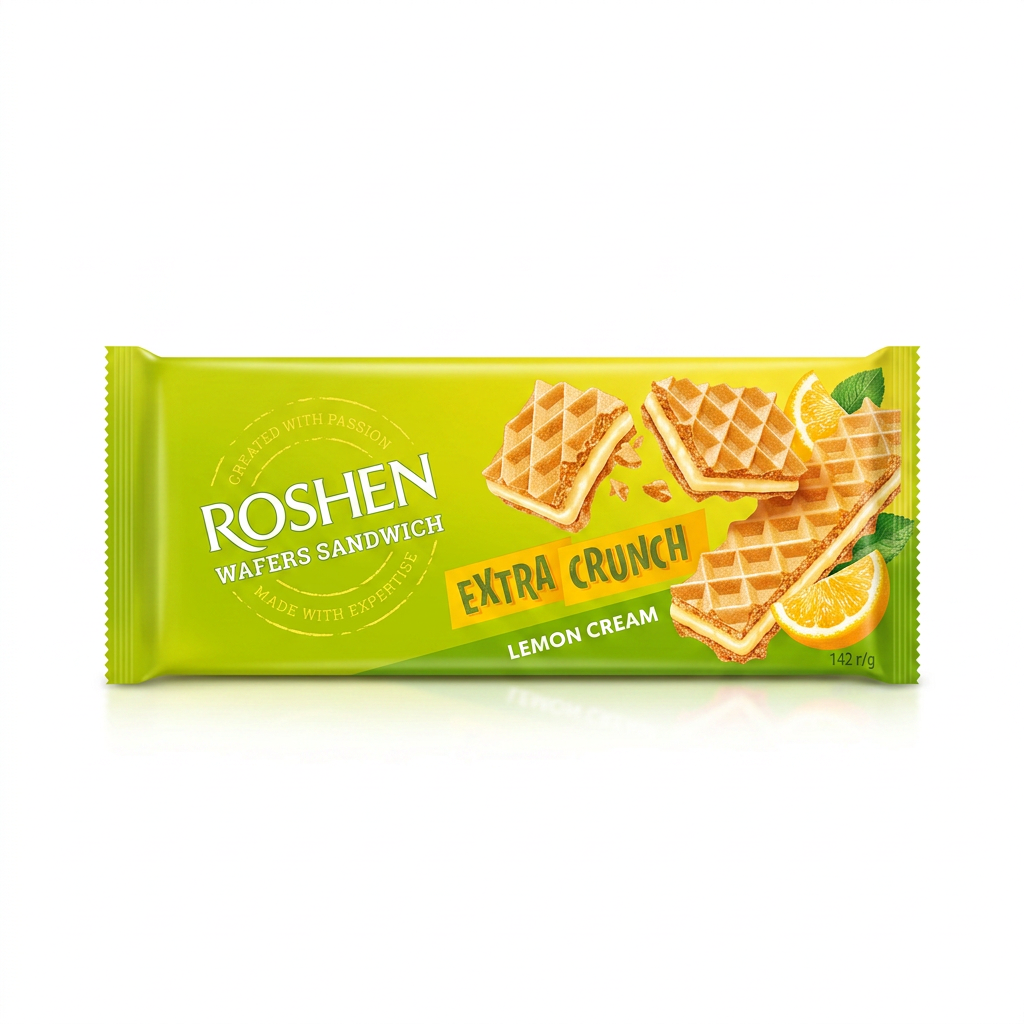 Wafer al limone 142g ROSHEN