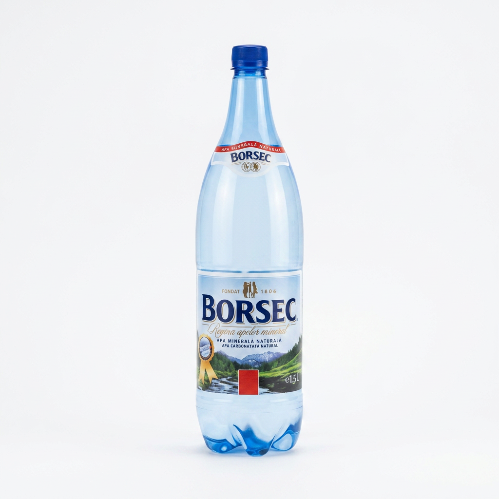 Acqua minerale effervescente naturale 1,5lt "Borsec"