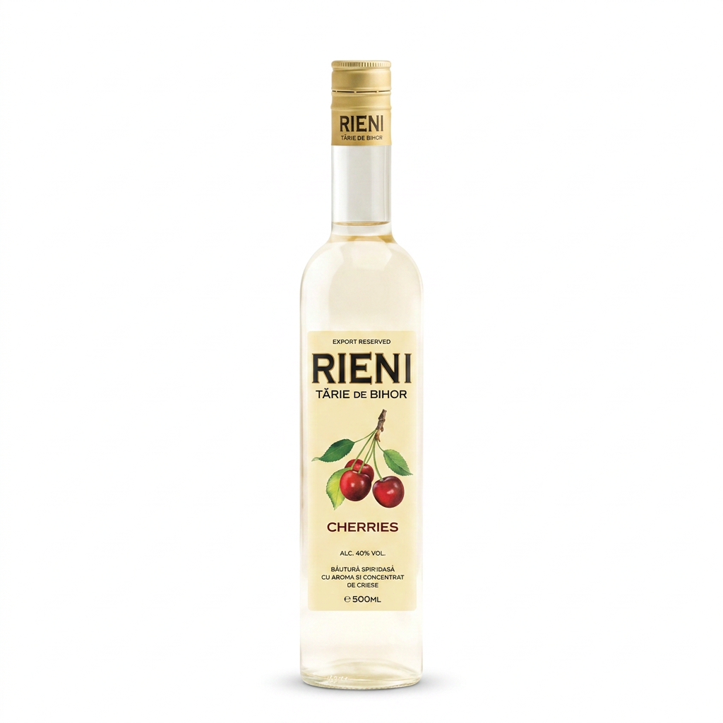 bevanda spiritosa all' albicocca/ Ciliegie  "Tarie de Bihor" 500ml, 40% vol.
