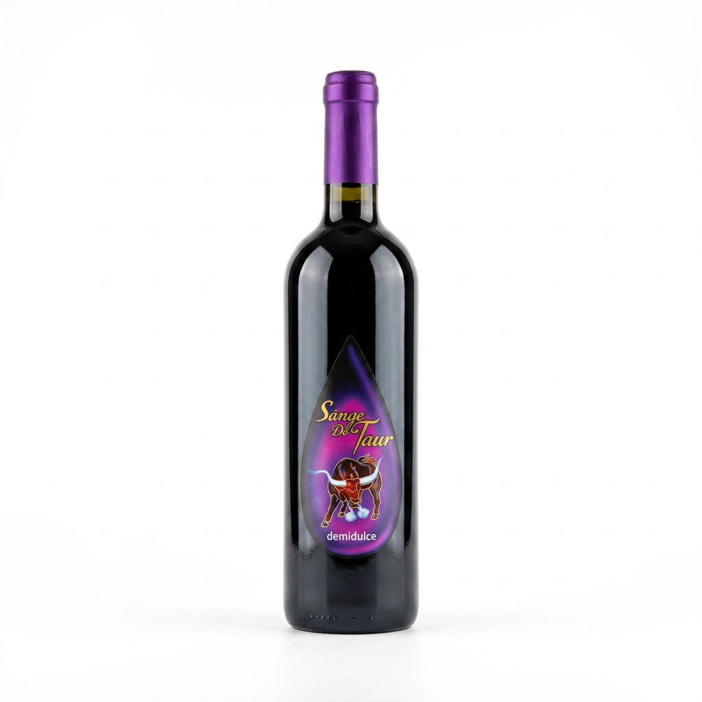 Vino "Sange de taur", 750 ml Alc.10,5%vol.