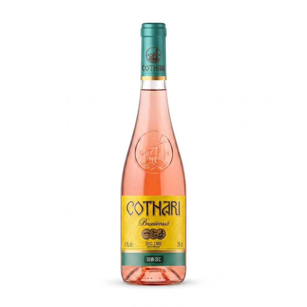 Vino Cotnari "Busuioaca", "Feteasca Alba", "Grasa de Cotnari", "Grasa de Cotnari Demi-Sec" 750 ml, Alc.12%vol.
