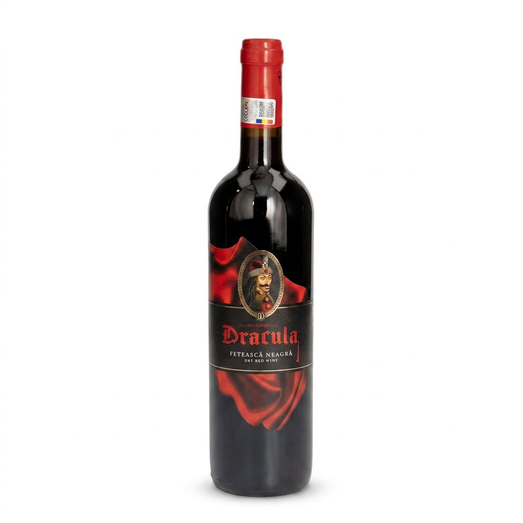 Vino rosso secco "Dracula-Feteasca Neagra", 750 ml 13%vol.