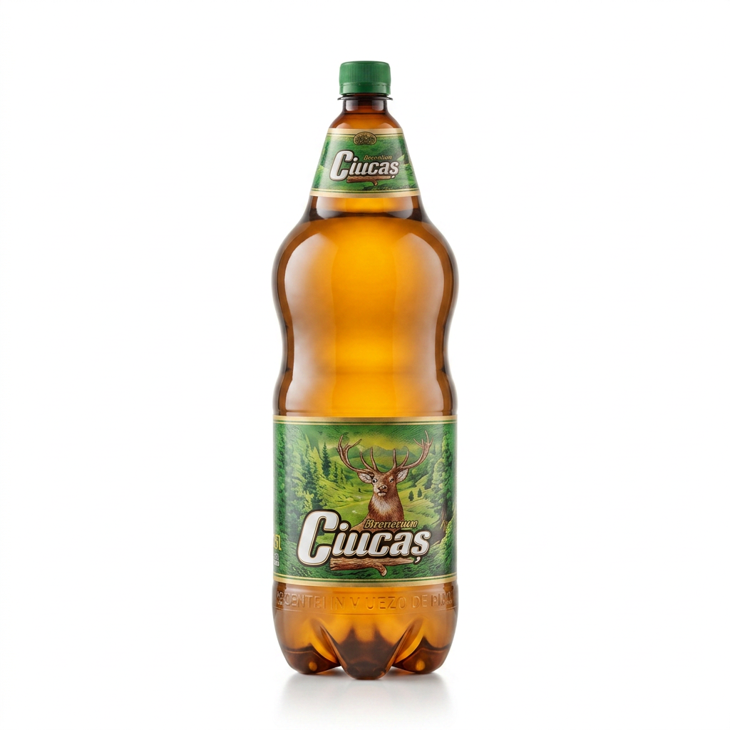 Birra chiara "CIUCAS", Alc.4,6%vol. (PET 2,5lt)