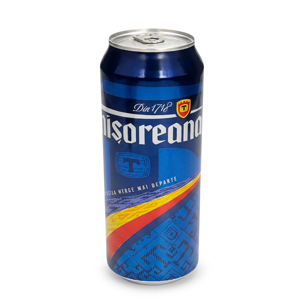 Birra "TIMISOREANA" 5% vol. (Lattina 500 ml)