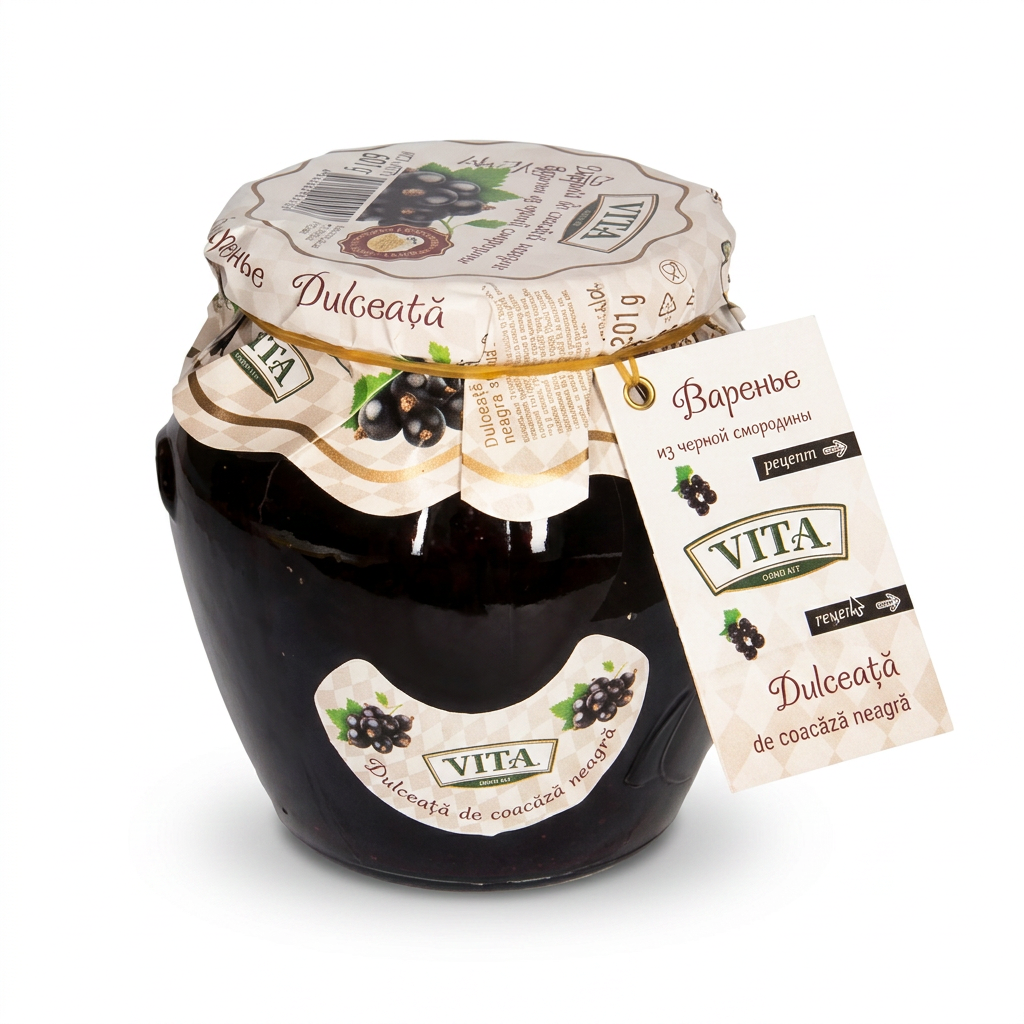 Confettura extra - lampone/Noci/Ribes nero/Fragola 680 g VITA