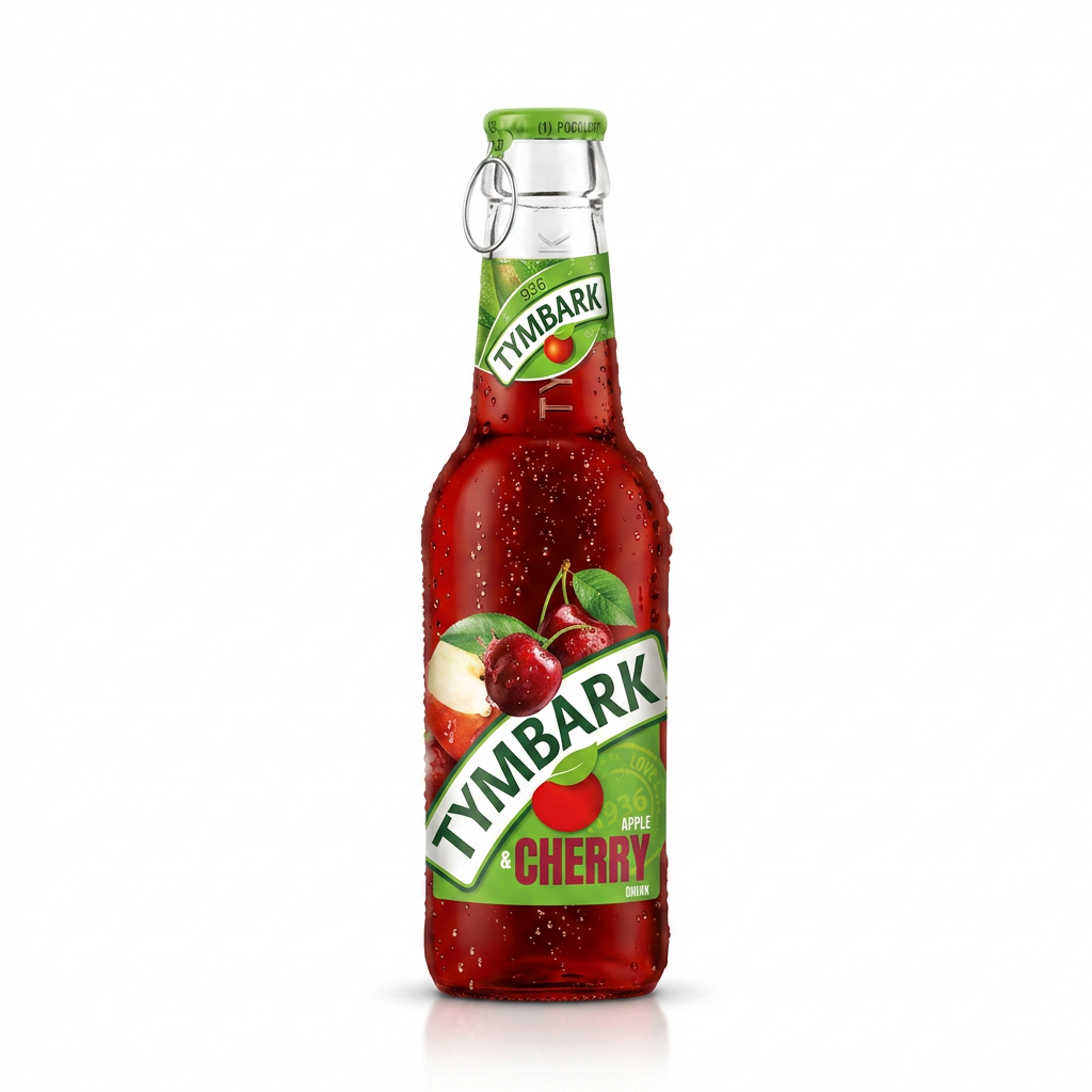 Băutură cu mere și cireșe negre „Tymbark” 250 ml