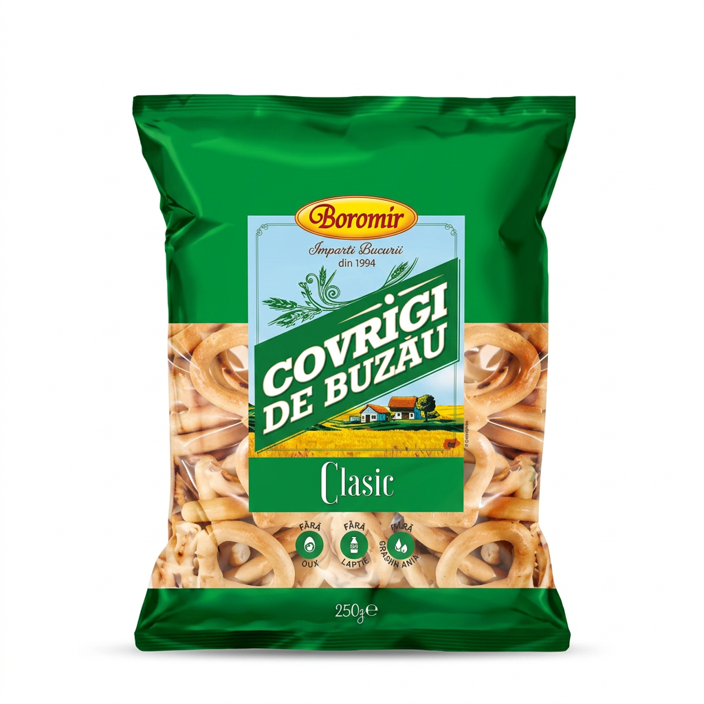 Covrigi Boromir Susan mac & sare/Sare/Clasic 200 g