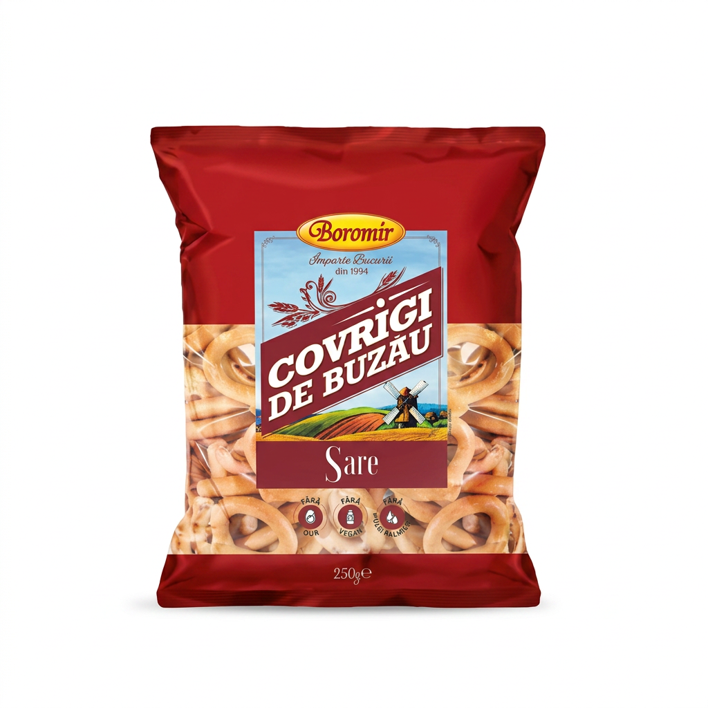 Covrigi Boromir Susan mac & sare/Sare/Clasic 200 g