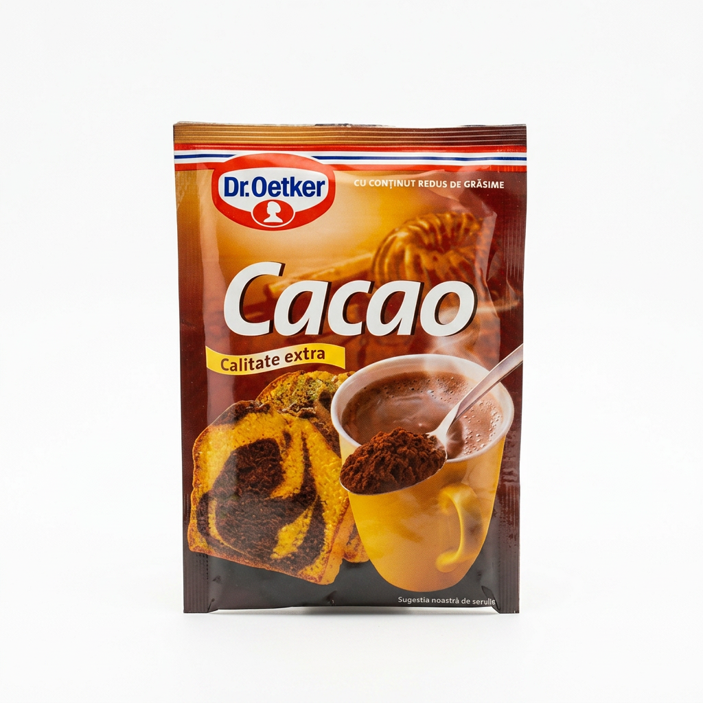 Cacao magro "Cacao cu continut redus de grasime" 50g Dr.Oetker