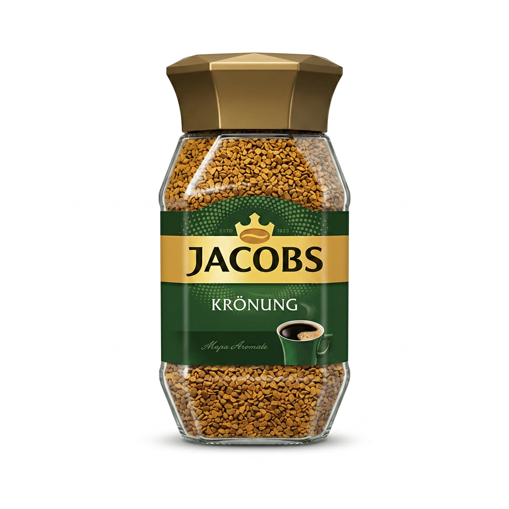 Caffe solubile "Jacobs Kronung", (barattolo) 100 g JACOBS