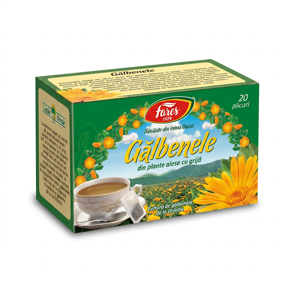 Tisana alla Calendula "Ceai Galbenele", 20x1g FARES