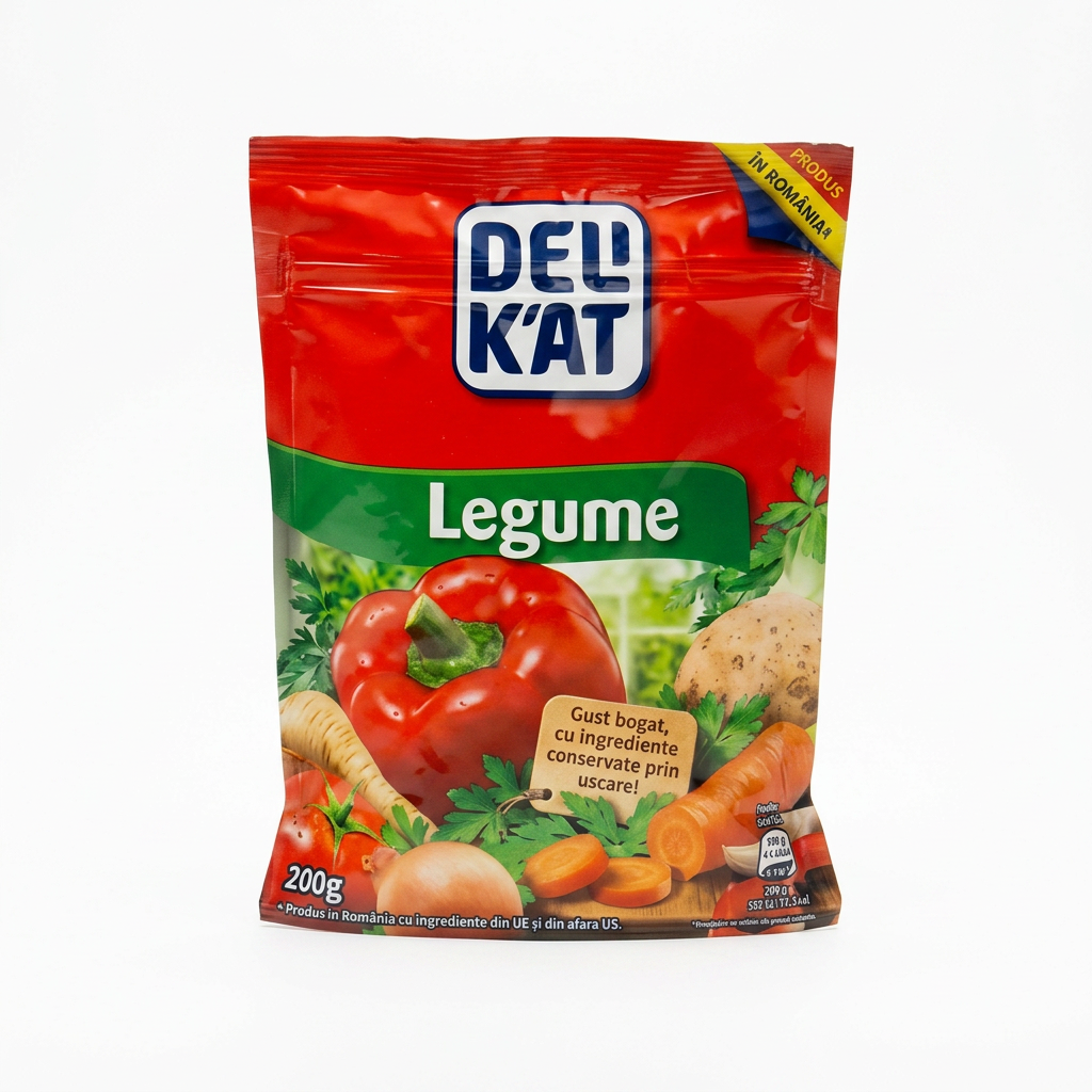 Condimento con gusto di pollo/Verdure "Gust de Gaina/Legume" 200 g DELiKAT