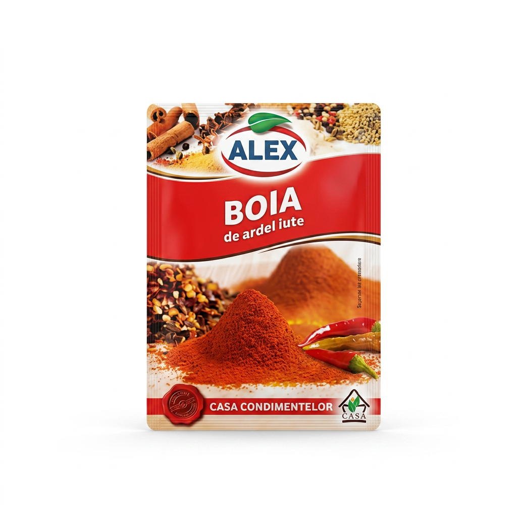 Paprika dolce macinata "Boia de ardei" 17 g ALEX