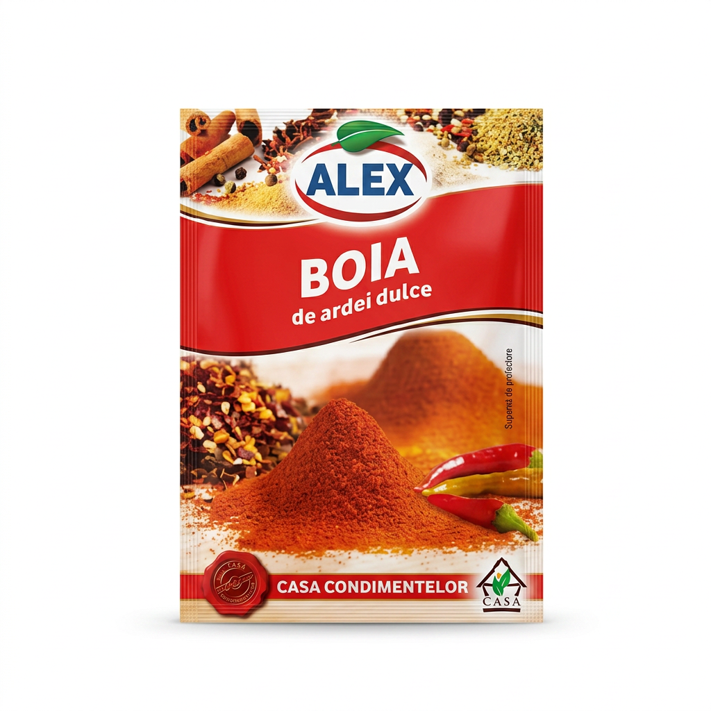 Paprika dolce macinata "Boia de ardei" 17 g ALEX