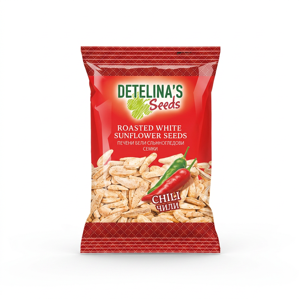 Semi di girasole bianchi con chili 75 g DETELINA'S