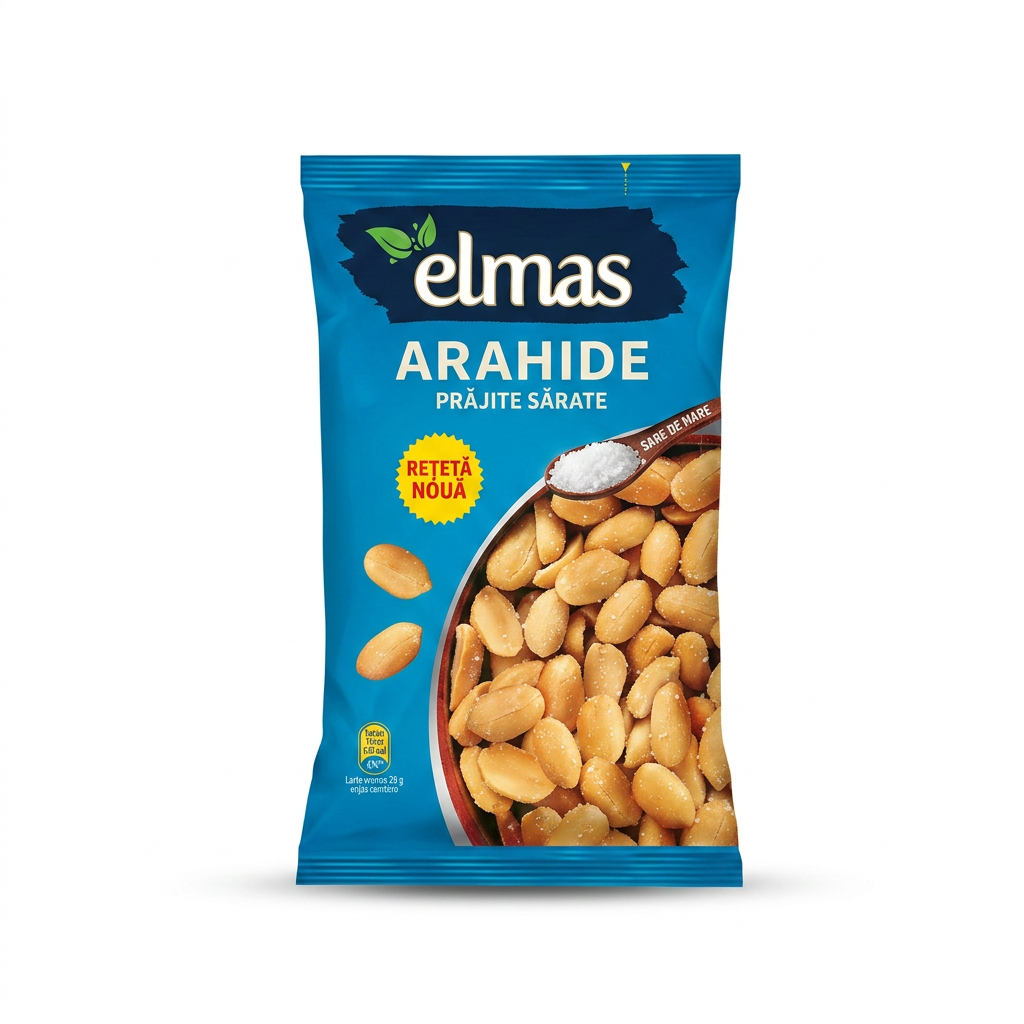 Arachidi sgusciate, fritte, salate 140 g ELMAS