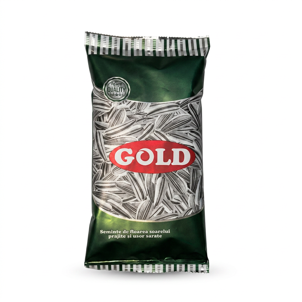 Semi di girasole bianchi, striati, poco salati 'GOLD' 140g