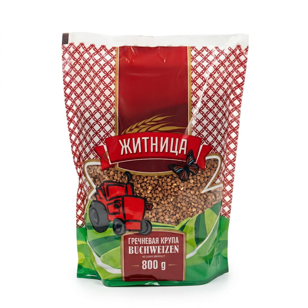 Grano saraceno trattato a vapore 800g ZHITNIZA