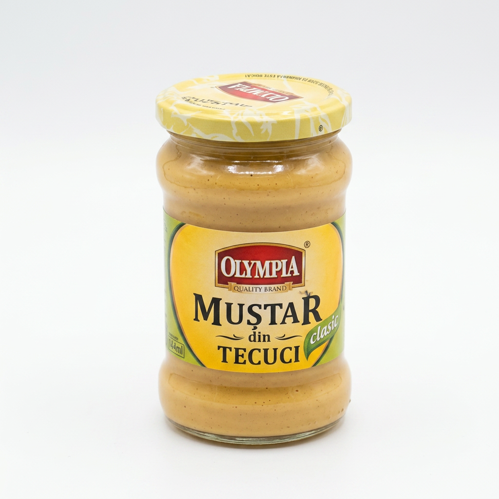 Senape da tavola "Mustar din Tecuci" 300 g OLYMPIA