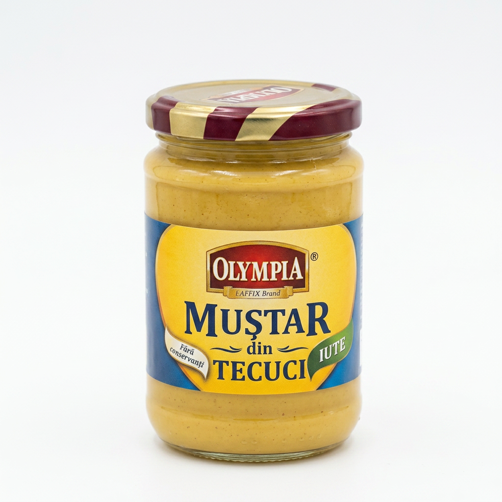 Senape da tavola "Mustar din Tecuci" 300 g OLYMPIA