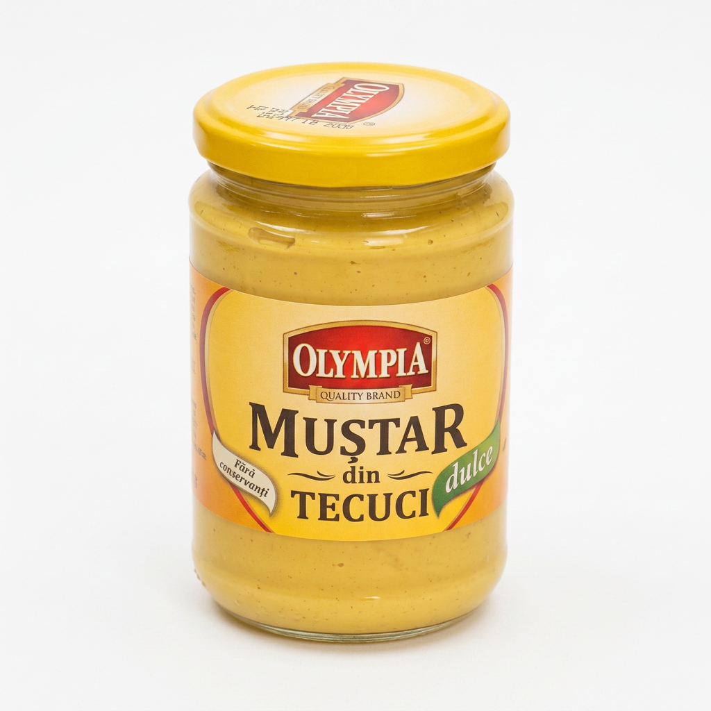 Senape da tavola "Mustar din Tecuci" 300 g OLYMPIA