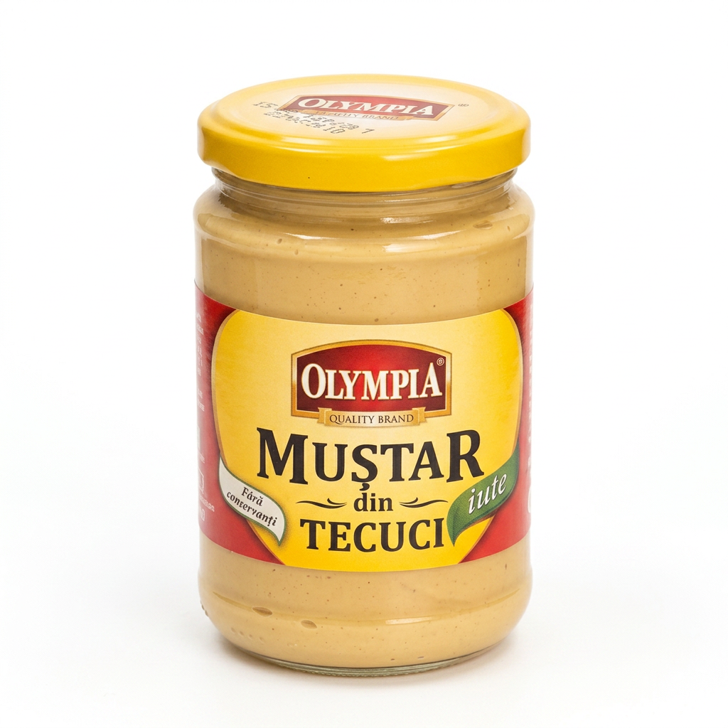 Senape da tavola "Mustar din Tecuci" 300 g OLYMPIA