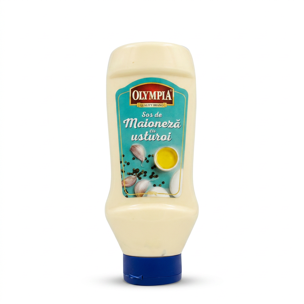 Salsa di maionese con aglio "Sos de maioneza cu usturoi" 480 g OLYMPIA