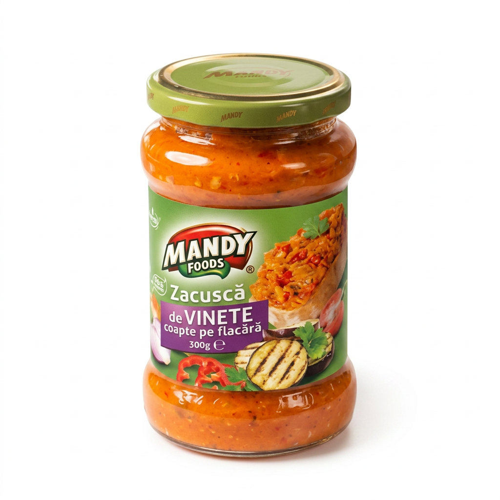 Antipasto di ortaggi con melanzane grigliate "Zacuska de vinete" 300 g MANDY