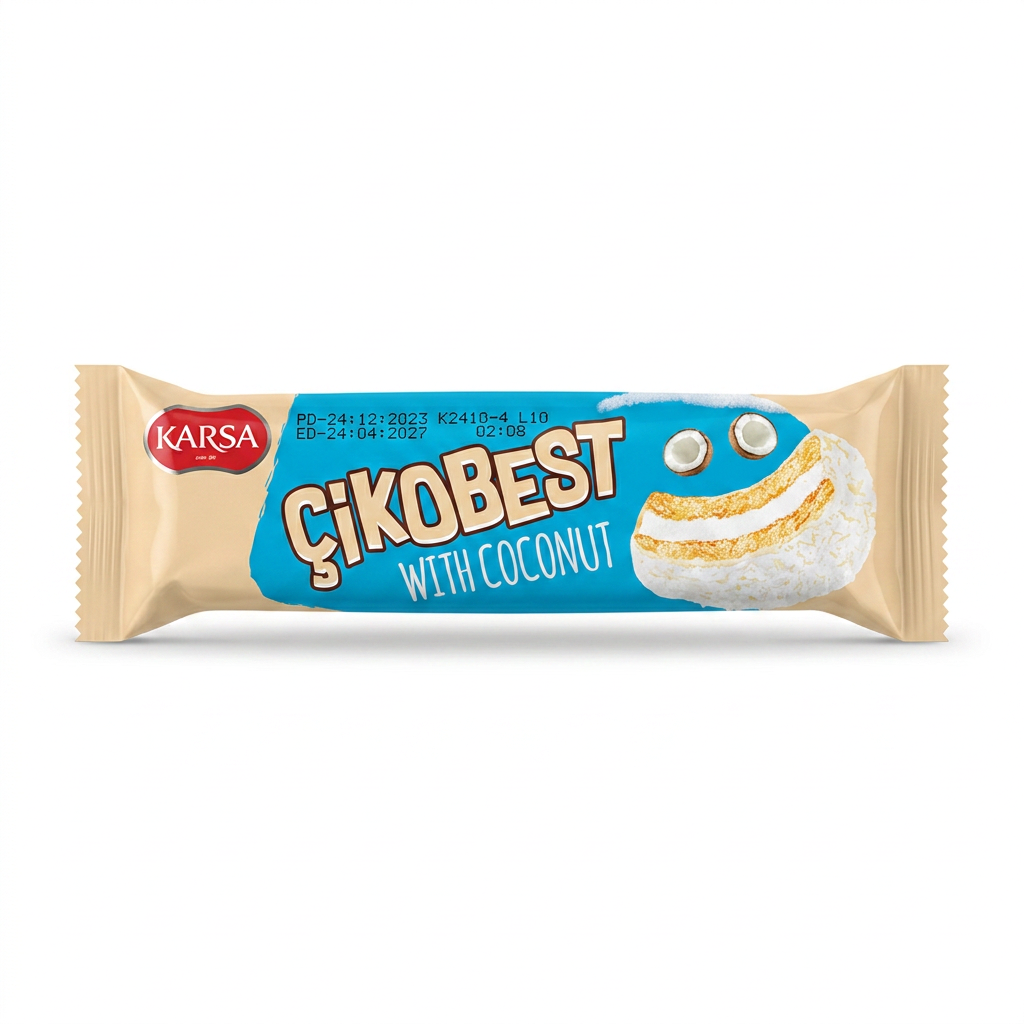 Biscotti “Cikobest” con glassa di cocco