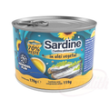 Sardine in miscela di salamoia e olio di semi di girasole "Sardine in ulei vegetal" NAVODUL PLIN 170 g