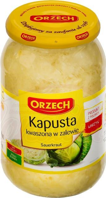 Crauti in salamoia "Kapusta kwaszona w zalewie", 900g ORZECH