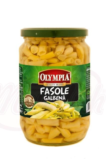 Fagioli gialli marinati "Fasole galbena" 680 g OLYMPIA