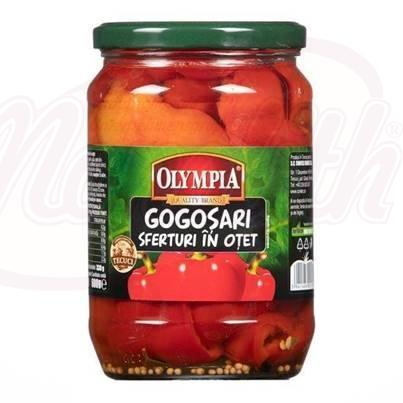 Peperoni sottaceto (squartati), 600g OLYMPIA