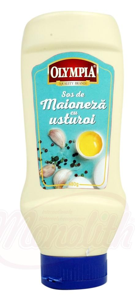 Salsa di maionese con aglio "Sos de maioneza cu usturoi" 480 g OLYMPIA