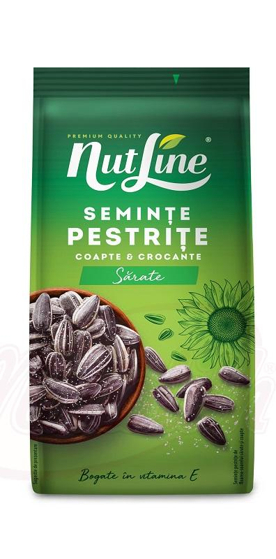 Semi di girasole neri, non sbucciati, salati 300 g NUTLINE
