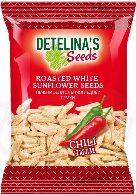 Semi di girasole bianchi con chili 75 g DETELINA'S