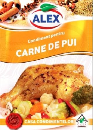Condimento per carne di pollo "Carne de pui" 18 g ALEX