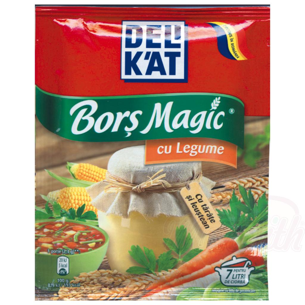 Spezie per zuppe con verdure "Bors Magic cu legume" 65 g DELiKAT
