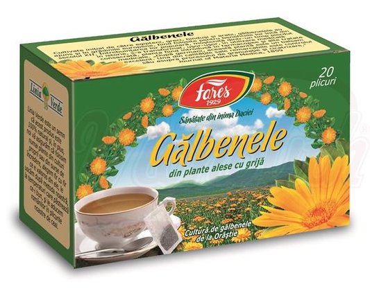 Tisana alla Calendula "Ceai Galbenele", 20x1g FARES